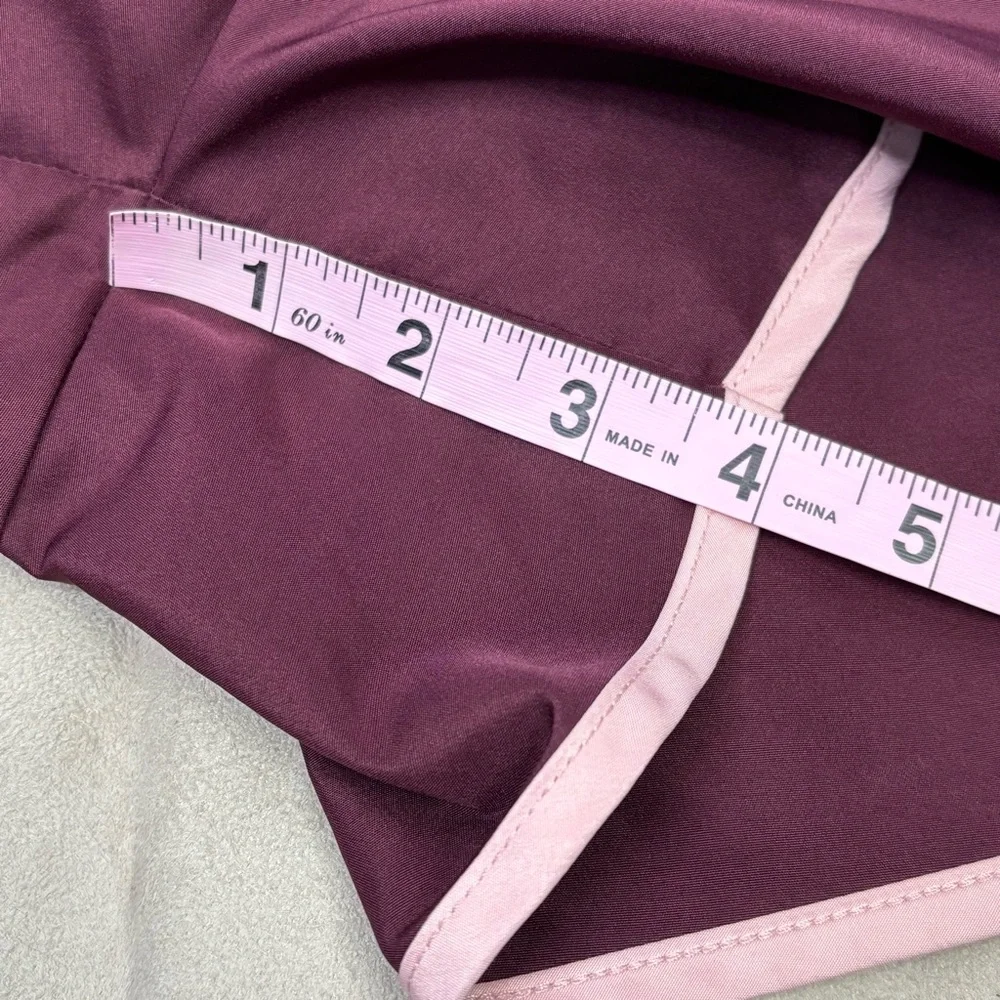 Athletic Works XL 16-18‎ Athletic Shorts Burgundy Lined Elastic Waist Activewear